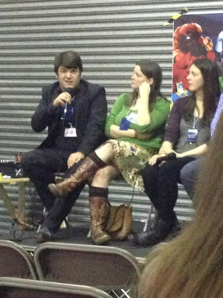 talking at comic con