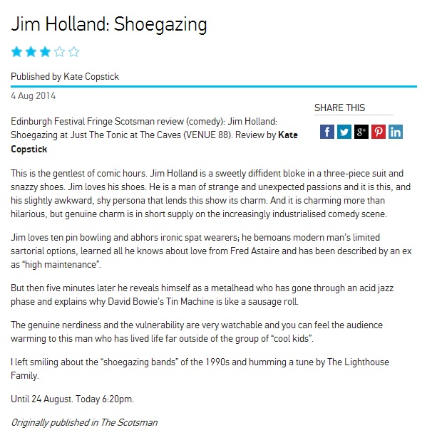 Kate Copstick review